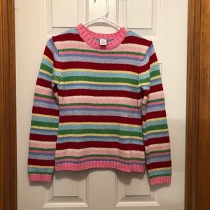 Girls’ size 14-16 colorful pullover sweater by GAP